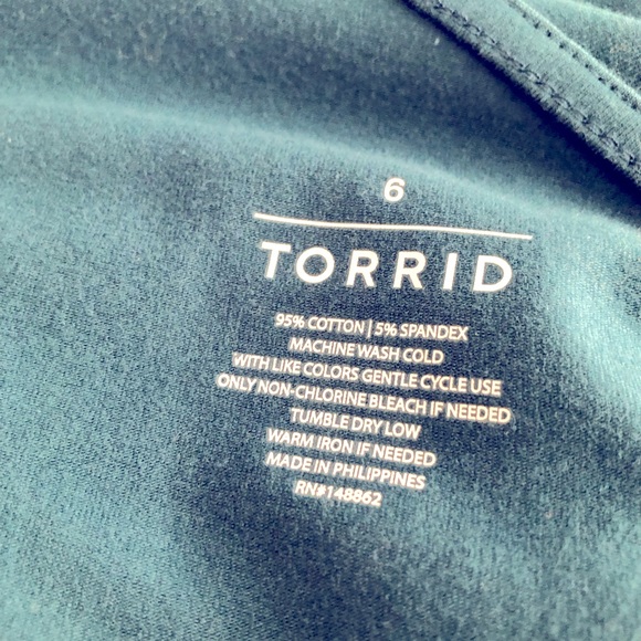 Torrid sizes 6 Foxy Cutout One Shoulder Top NWT - Picture 8 of 8